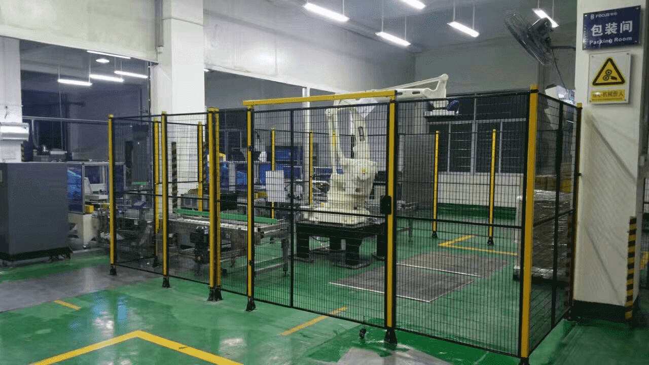 车间安全围挡：为车间内作业人员提供安全防护